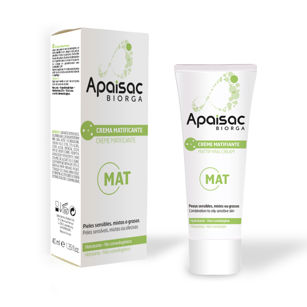 Биорга Матирующий крем Creme matifiante, 40 мл (Biorga, Apaisac) Биорга Матирующий крем Creme matifiante, 40 мл (Biorga, Apaisac) фото 1