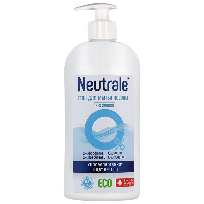 Нейтрале Гель для мытья посуды, 400 мл (Neutrale, Бытовые ECO-средства) фото 0