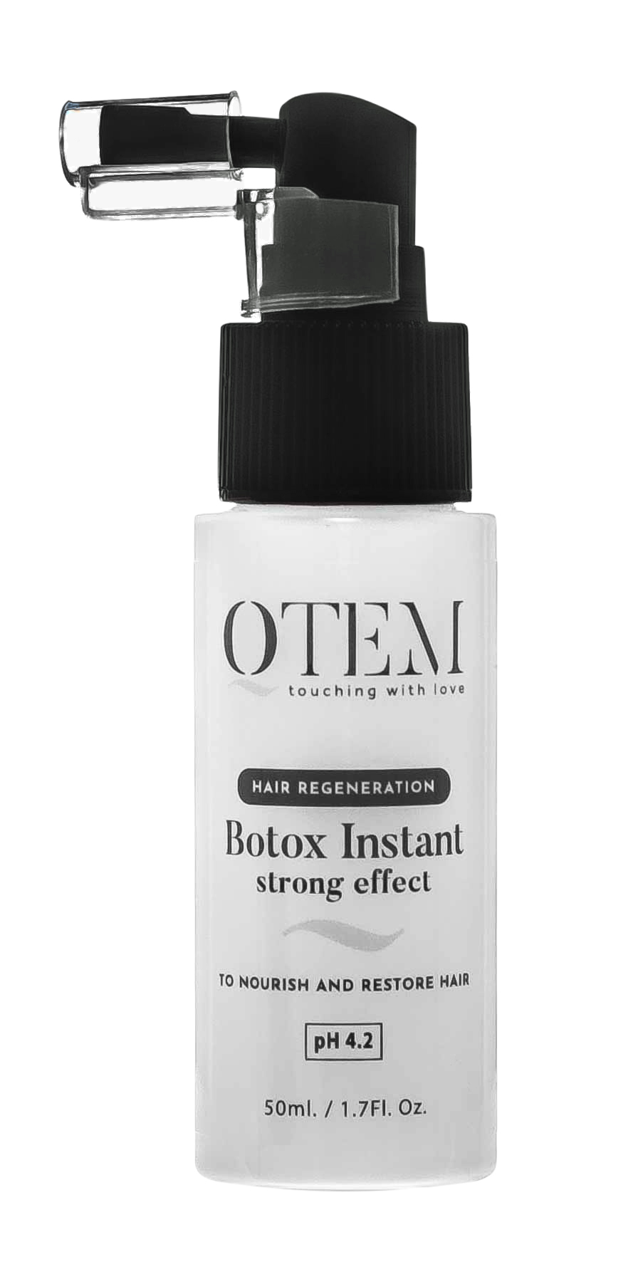 Qtem Восстанавливающий холодный спрей-филлер для волос Instant Strong Effect, 50 мл (Qtem, Hair Regeneration) восстанавливающий спрей qtem hair regeneration botox instant strong effect 150 мл