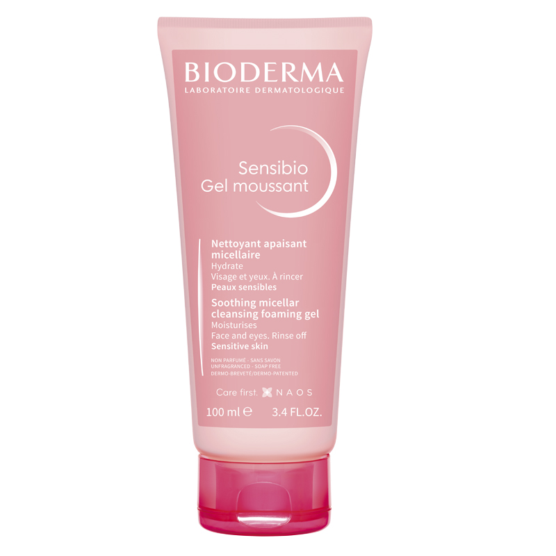 Bioderma Мицеллярный гель для чувствительной кожи, 100 мл (Bioderma, Sensibio) гель для умывания bioderma очищающий гель против раздражения и шелушения кожи sensibio ds