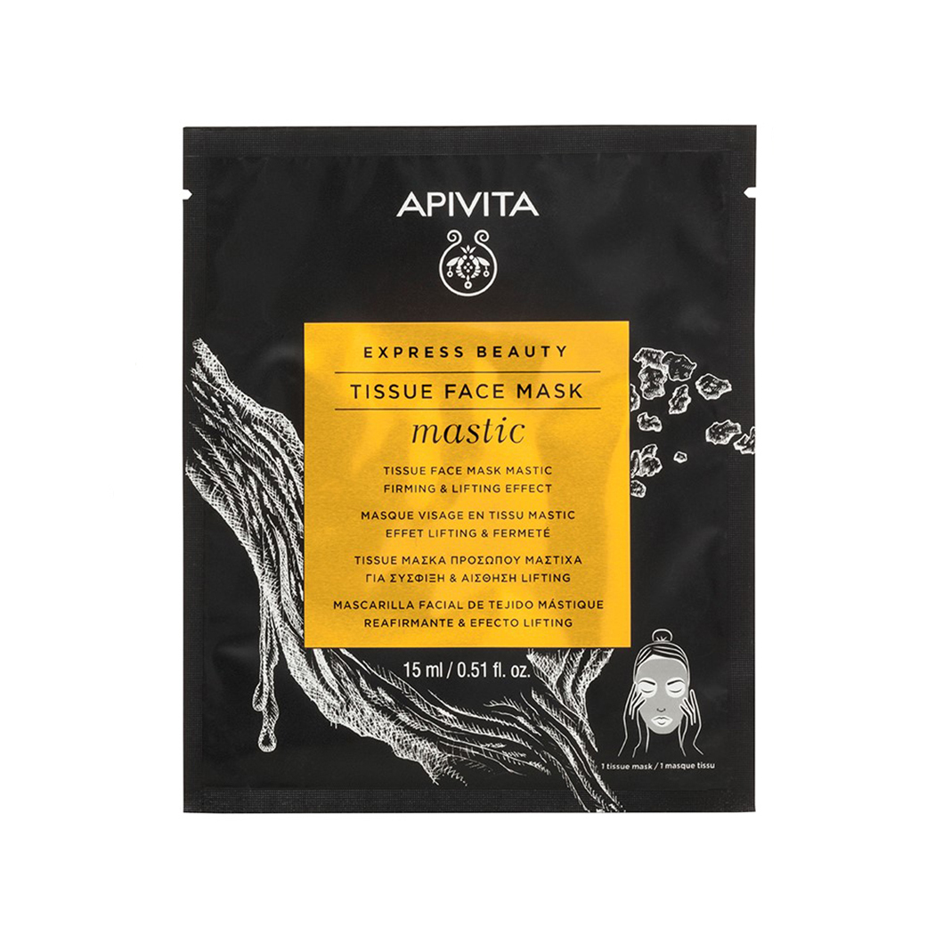 Апивита Маска тканевая для лица с Мастикой, 15 мл (Apivita, Express Beauty) фото 0