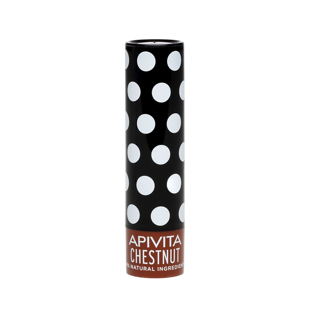 Апивита Уход для губ с оттенком Каштана, 4,4 г (Apivita, Lip Care) фото 0