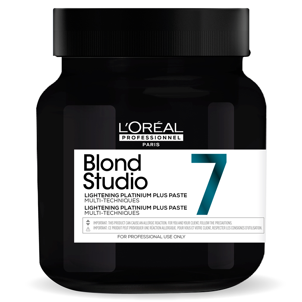 loreal blond studio 9 обесцвечивающая пудра до 9 тонов 500 гр L'oreal Professionnel Обесцвечивающая паста Platinum Plus, 500 г (L'oreal Professionnel, Окрашивание)