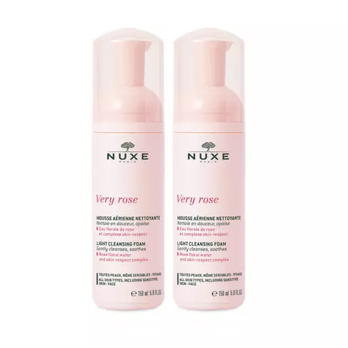 

Nuxe Набор: Очищающая пенка для лица, 150 мл х 2 шт (Nuxe, Very Rose), Very Rose