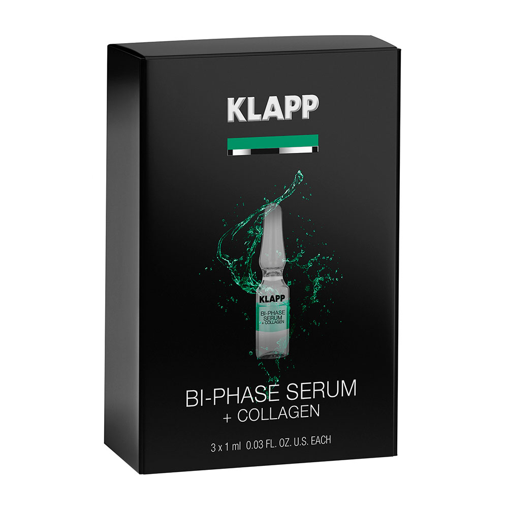 Клапп Двухфазная сыворотка «Коллаген» Bi-Phase Serum + COLLAGEN, 3 амп*1 мл (Klapp, Power Effect) фото 0