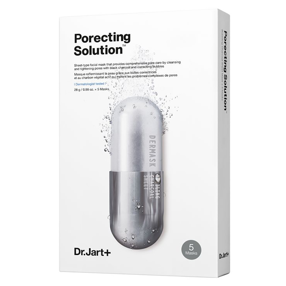 Dr. Jart+ Маска для интенсивного очищения и сужения пор Капсулы красоты Porecting Solution, 5 х 28 г (Dr. Jart+, Dermask)