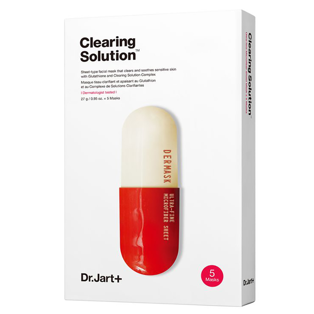 Dr. Jart+ Очищающая маска Капсулы красоты Clearing Solution, 27 гр х 5 шт (Dr. Jart+, Dermask)