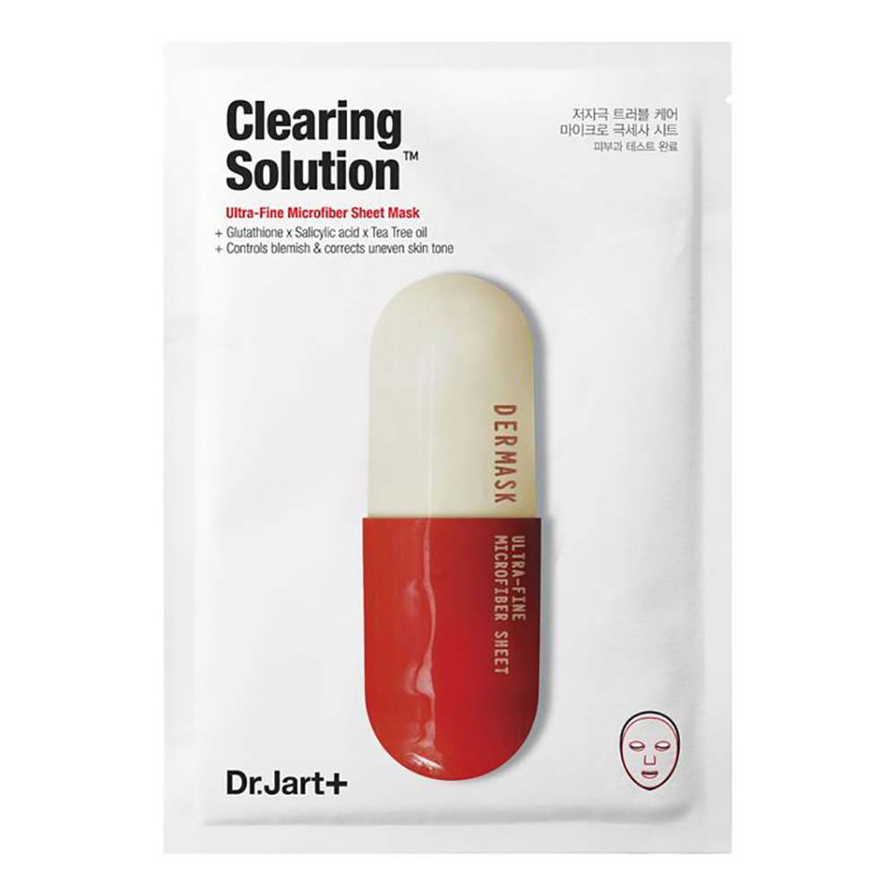 Купить Dr. Jart+ Очищающая маска Капсулы красоты Clearing Solution, 27 г (Dr. Jart+, Dermask), Южная Корея