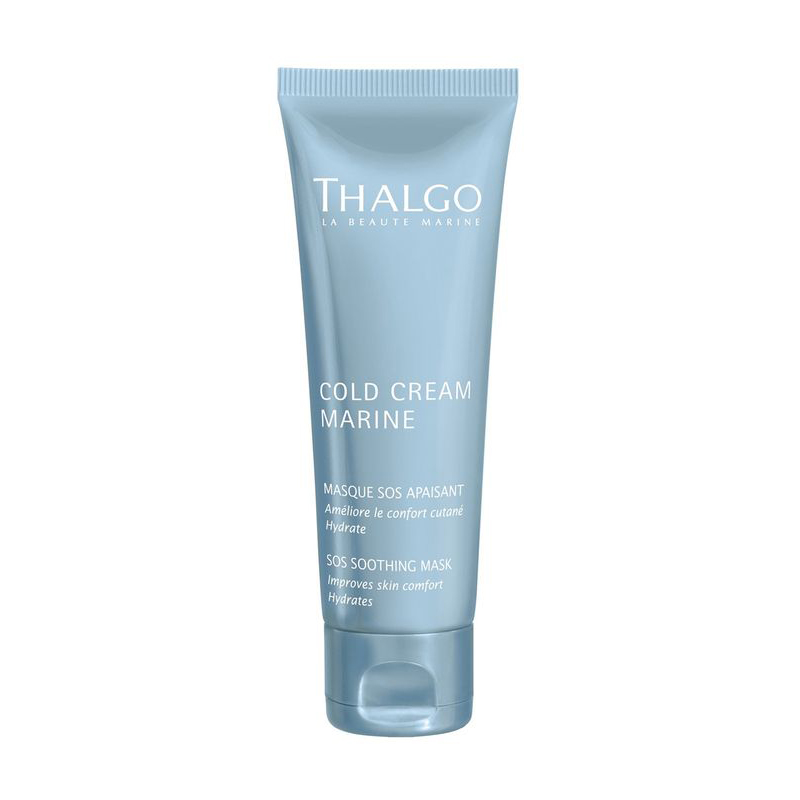 маска для лица thalgo sos маска успокаивающая cold cream marine soothing mask Thalgo Успокаивающая SOS-Маска Soothing Mask, 50 мл (Thalgo, Cold Cream Marine)