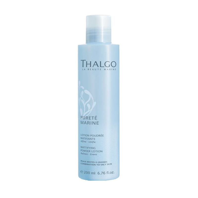 Thalgo Матирующий Очищающий Лосьон для лица Mattifying Powder Lotion, 200 мл (Thalgo, Purete Marine) thalgo матирующий очищающий лосьон для лица mattifying powder lotion 200 мл thalgo purete marine