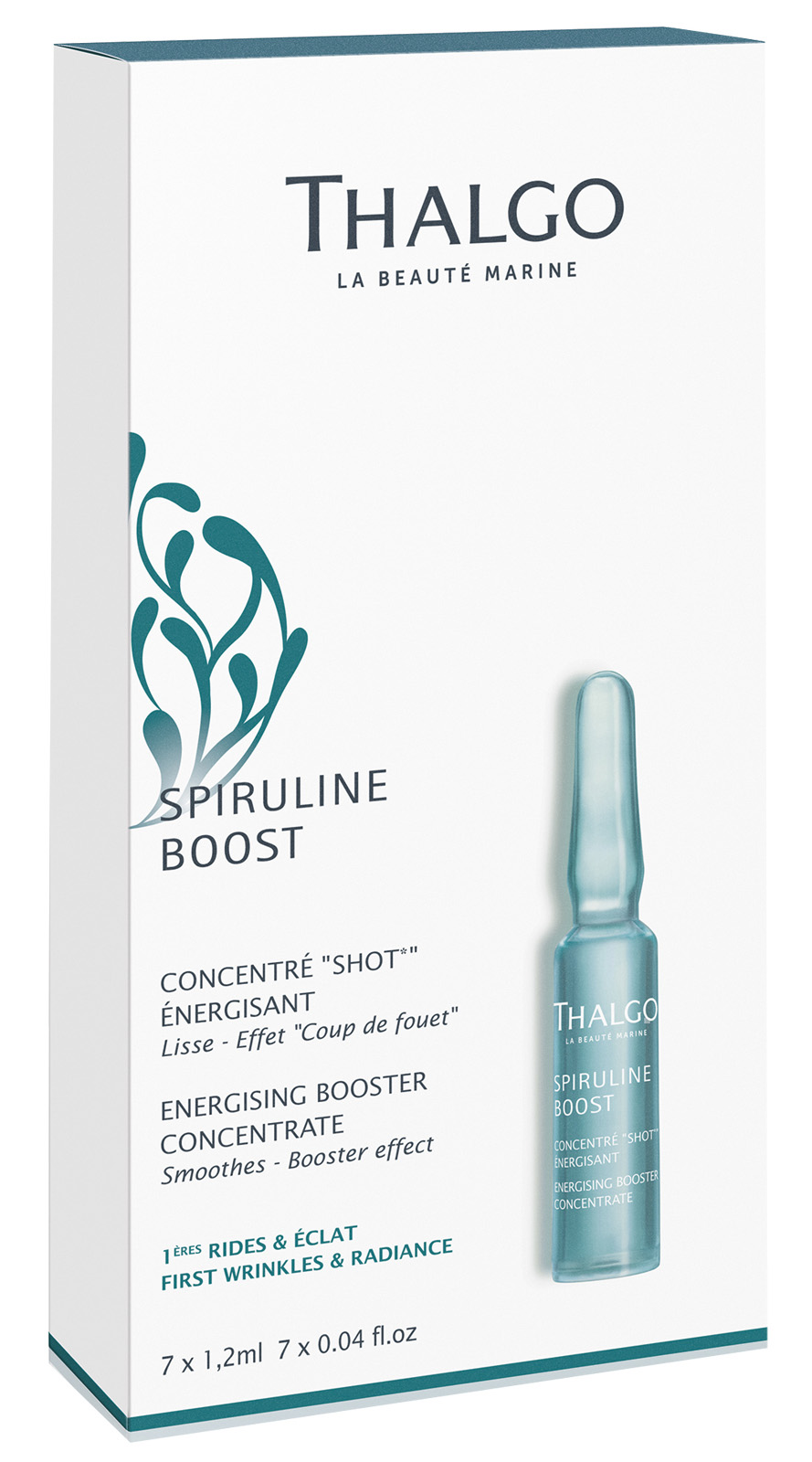

Thalgo Интенсивный энергизирующий концентрат Energising Booster Concentrate, 7 ампул x 1,2 мл (Thalgo, Spiruline Boost), Spiruline Boost