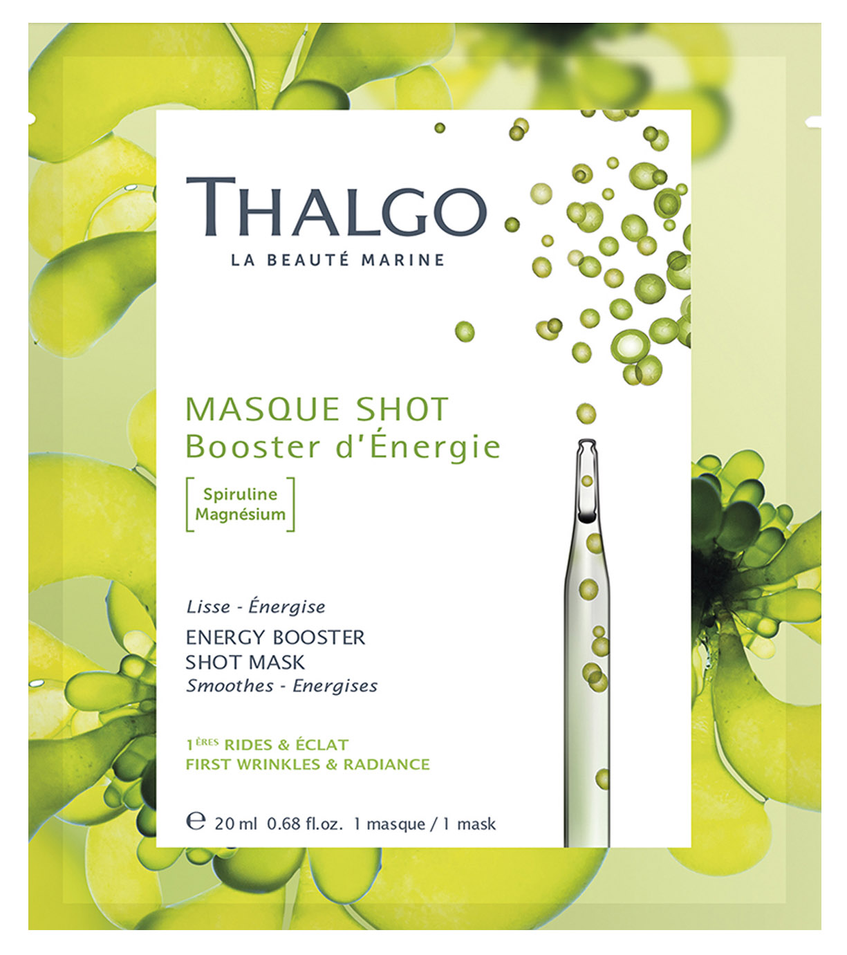 Тальго Энергизирующая экспресс-маска со спирулиной Energy Booster, 20 мл (Thalgo, Masque Shot) фото 0