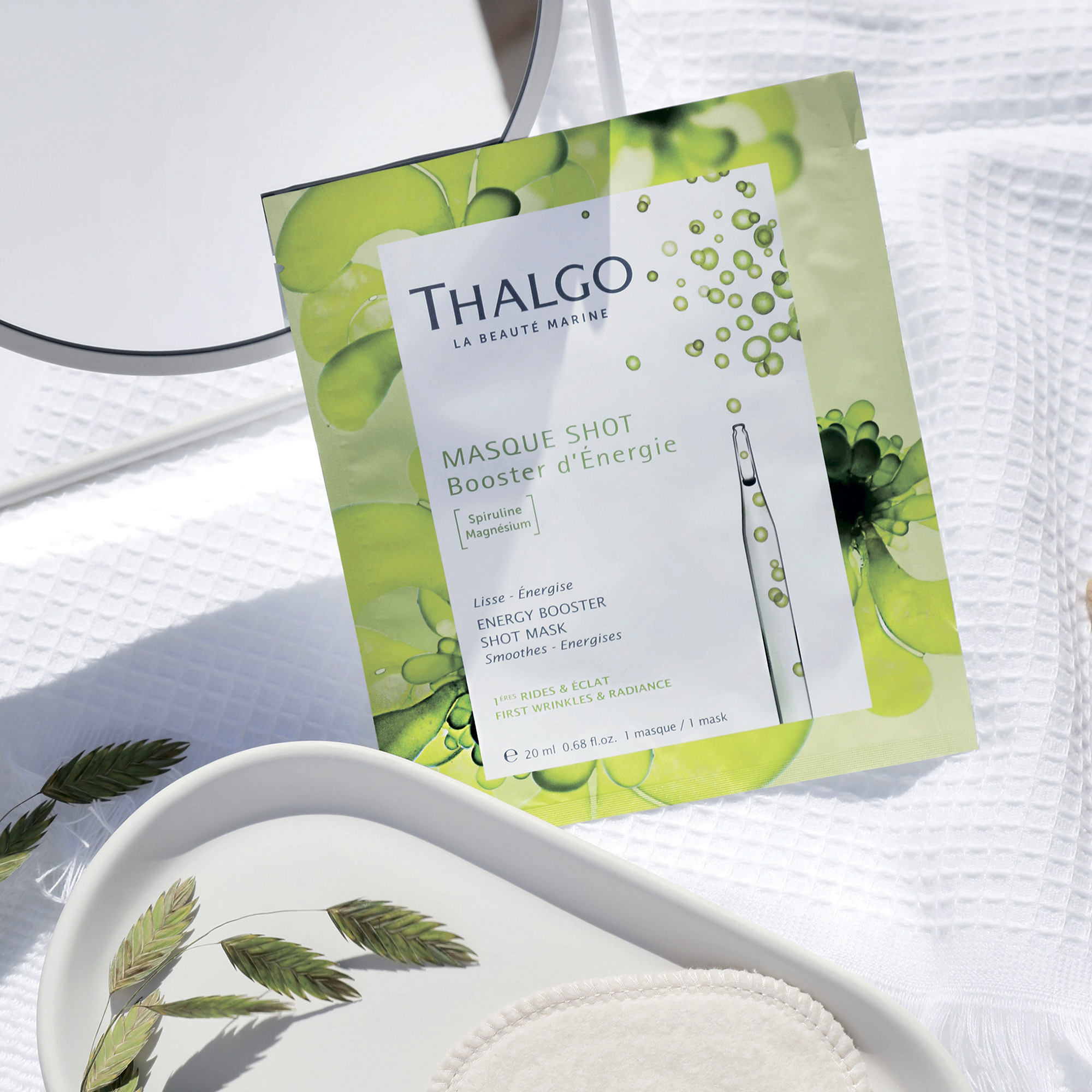 Тальго Энергизирующая экспресс-маска со спирулиной Energy Booster, 20 мл (Thalgo, Masque Shot) Тальго Энергизирующая экспресс-маска со спирулиной Energy Booster, 20 мл (Thalgo, Masque Shot) фото 1