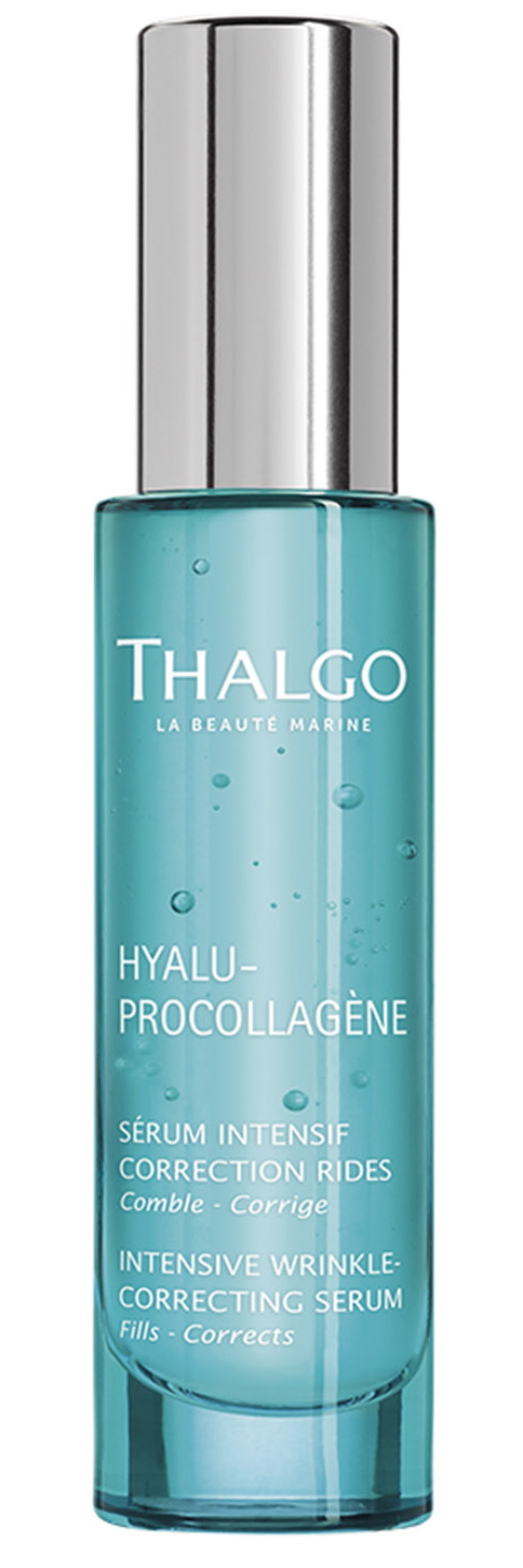 Thalgo Интенсивная сыворотка для разглаживания морщин Intensive Wrinkle Correcting Serum, 30 мл (Thalgo, Hyalu-Procollagene) ген юности заметно моложе уже через 3 месяца