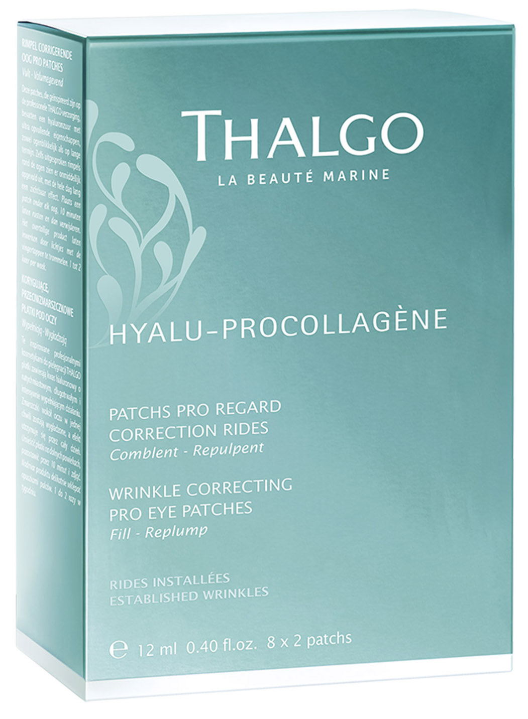 Thalgo Патчи для разглаживания кожи вокруг глаз Wrinkle Correcting Pro Eye Patches, 8 саше x 2 патча. фото