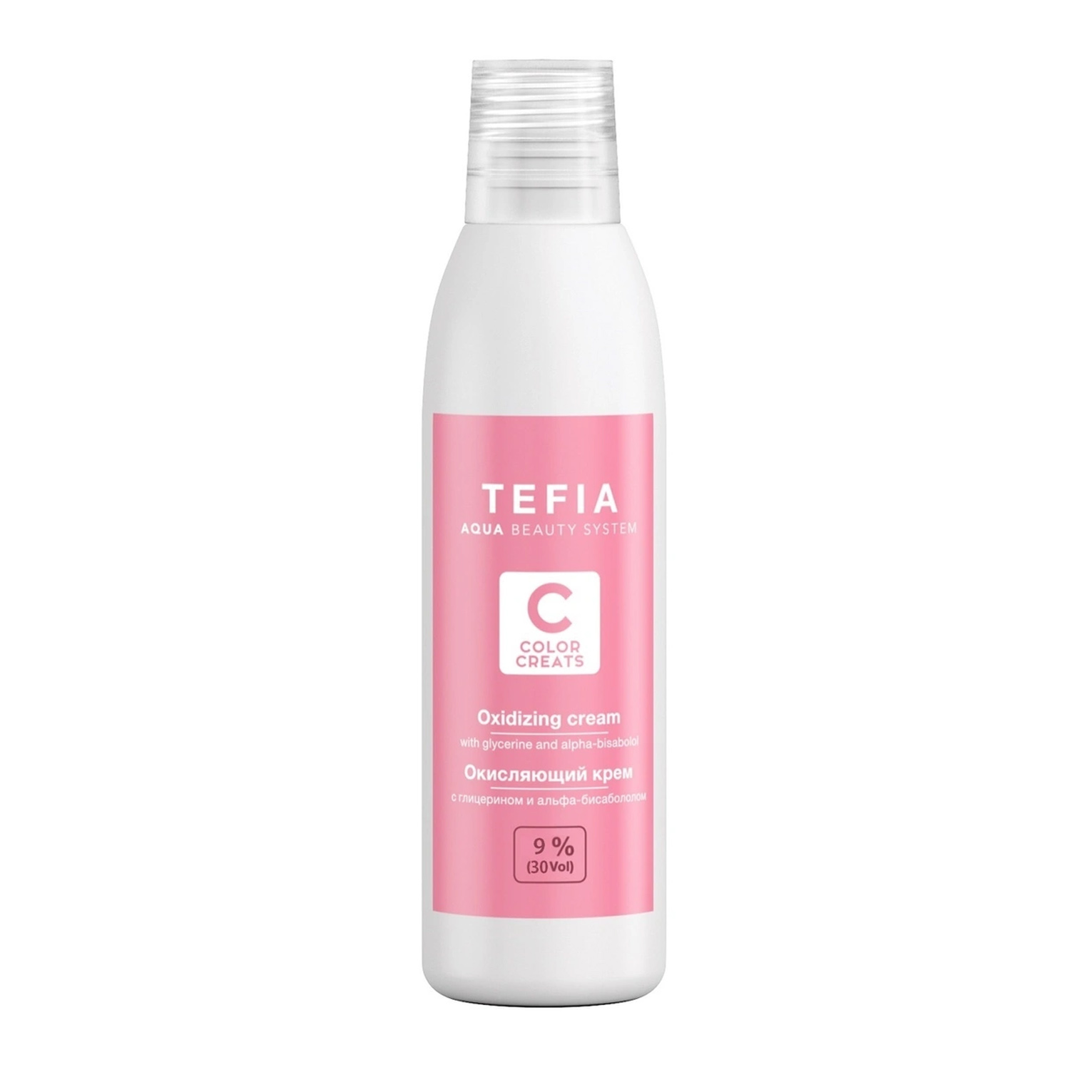 Tefia Окисляющий крем с глицерином и альфа-бисабололом 9% vol. 30, 120 мл (Tefia, Color Creats)