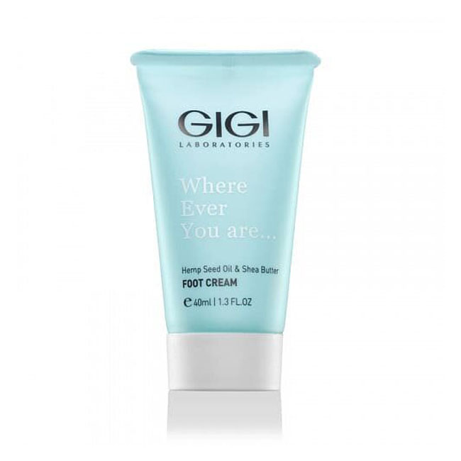 GiGi Крем для ног Hemp Seed Oil & Shea Butter, 40 мл (GiGi, Where Ever You Are)