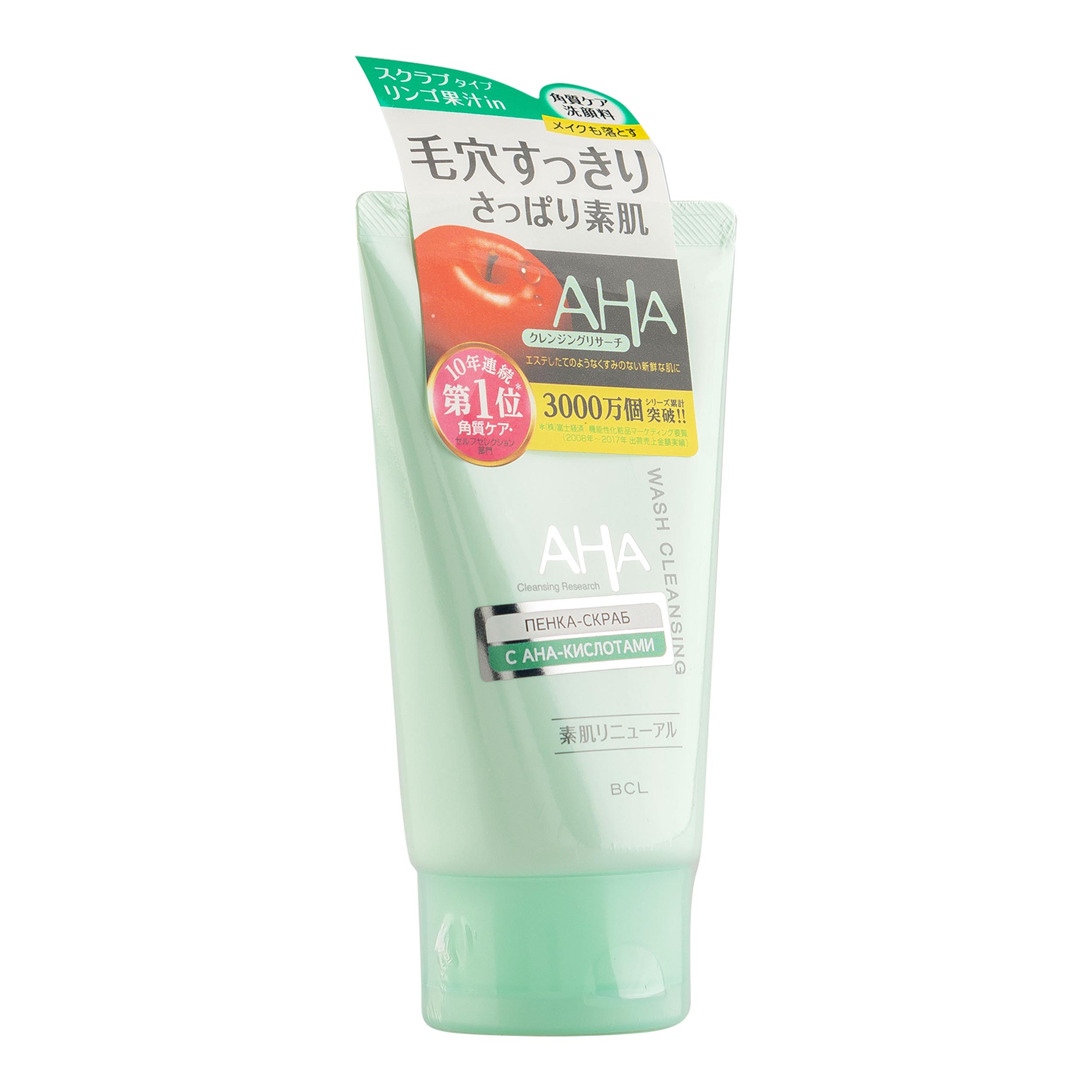 Аха Пенка-скраб для лица очищающая с фруктовыми кислотами ,120 г (Aha, Basic) фото 2