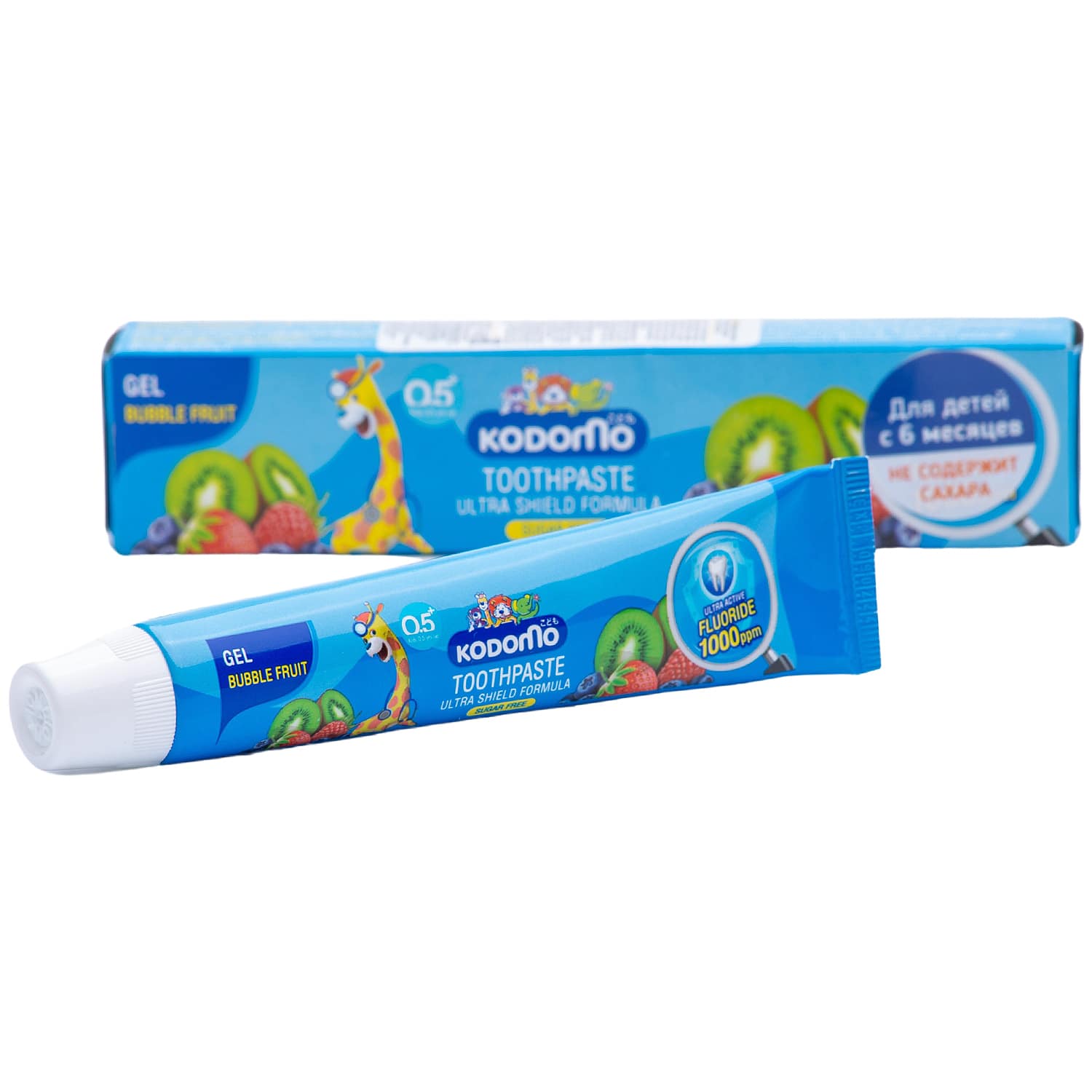 цена Lion Thailand Зубная паста-гель с ароматом мультифрукта для детей с 6 месяцев, 40 г (Lion Thailand, Kodomo)