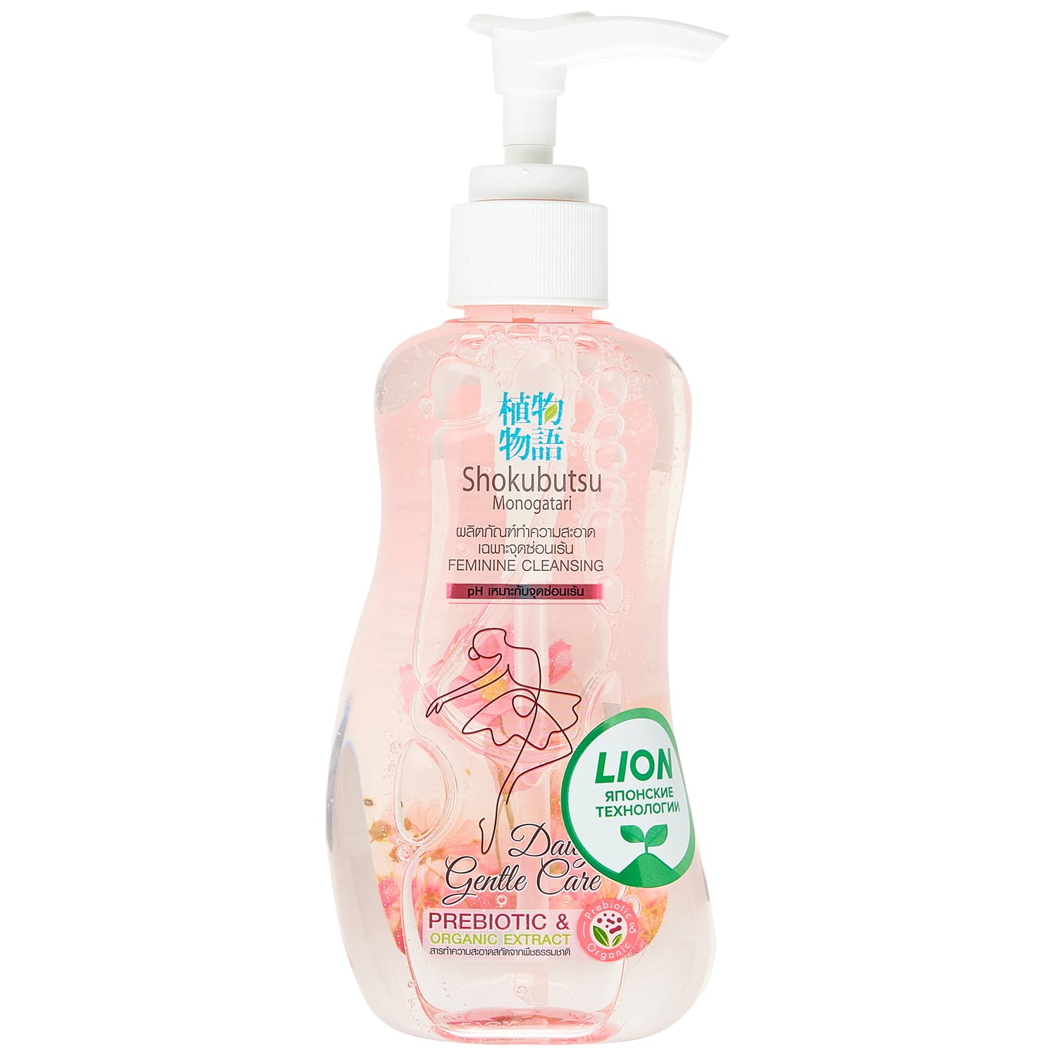 Лион Тайланд Гель-пена для интимной гигиены с алоэ вера и периллой, 150 мл (Lion Thailand, Shokubutsu Monogotari) фото 1