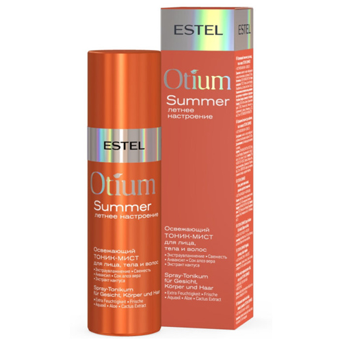 цена Estel Освежающий тоник-мист для лица, тела и волос Summer, 100 мл (Estel, Otium)