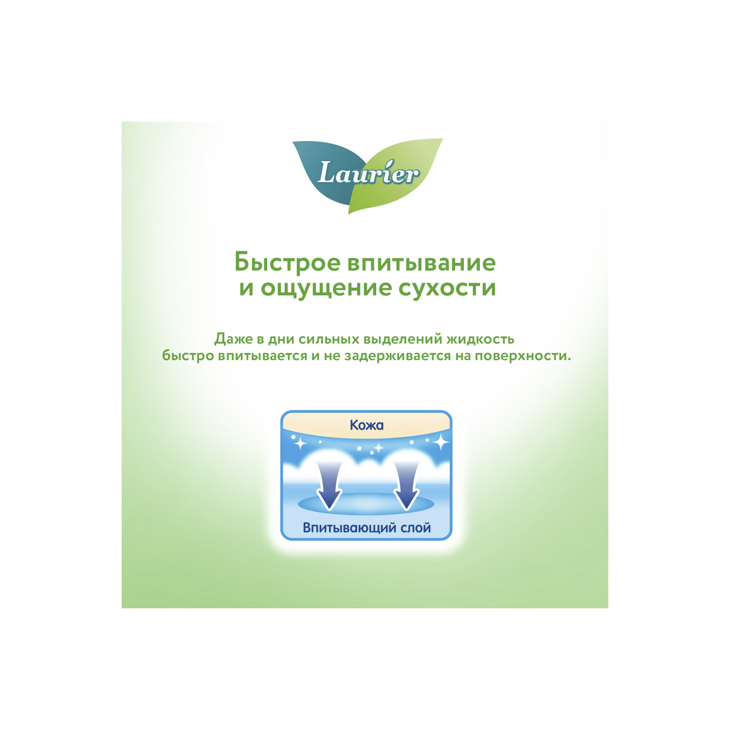 Лорие Женские дневные супертонкие прокладки с крылышками 4 капли размер M, 20 шт (Laurier, Гигиенические) фото 5