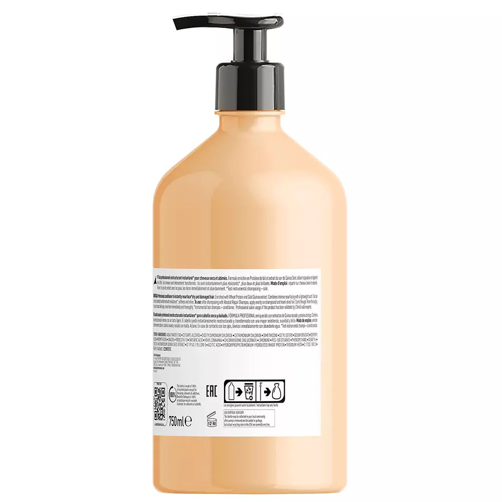 Лореаль Профессионель Кондиционер Absolut Repair для восстановления поврежденных волос, 750 мл (L'oreal Professionnel, Serie Expert) фото 6