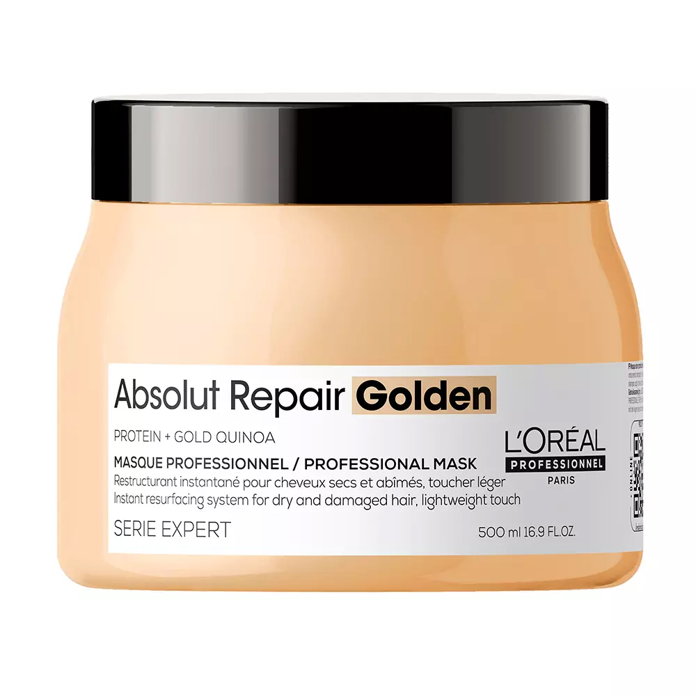 L'oreal Professionnel Маска Absolut Repair Golden для восстановления поврежденных волос, 500 мл (L'oreal Professionnel, Serie Expert) масло для восстановления поврежденных волос l oreal professionnel oil 10in1 serie expert absolut repair 90 мл