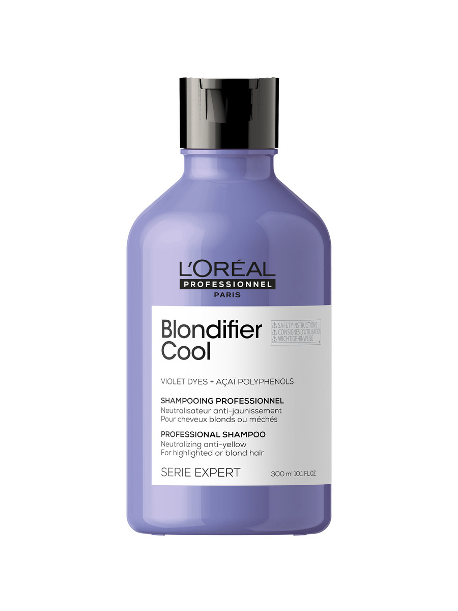 Лореаль Профессионель Шампунь Blondifier Cool для нейтрализации желтизны холодных оттенков блонд, 300 мл (L'oreal Professionnel, Serie Expert) фото 0