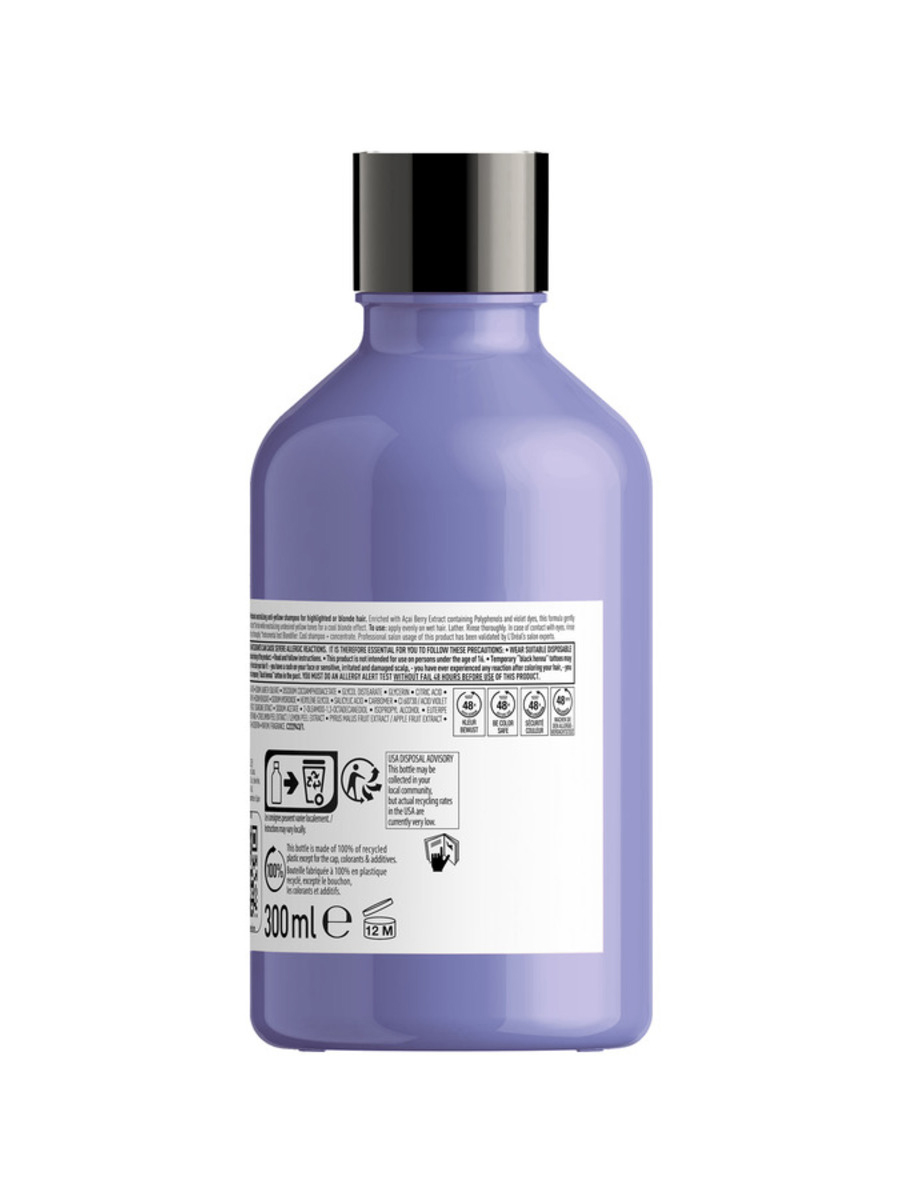 Лореаль Профессионель Шампунь Blondifier Cool для нейтрализации желтизны холодных оттенков блонд, 300 мл (L'oreal Professionnel, Serie Expert) фото 1