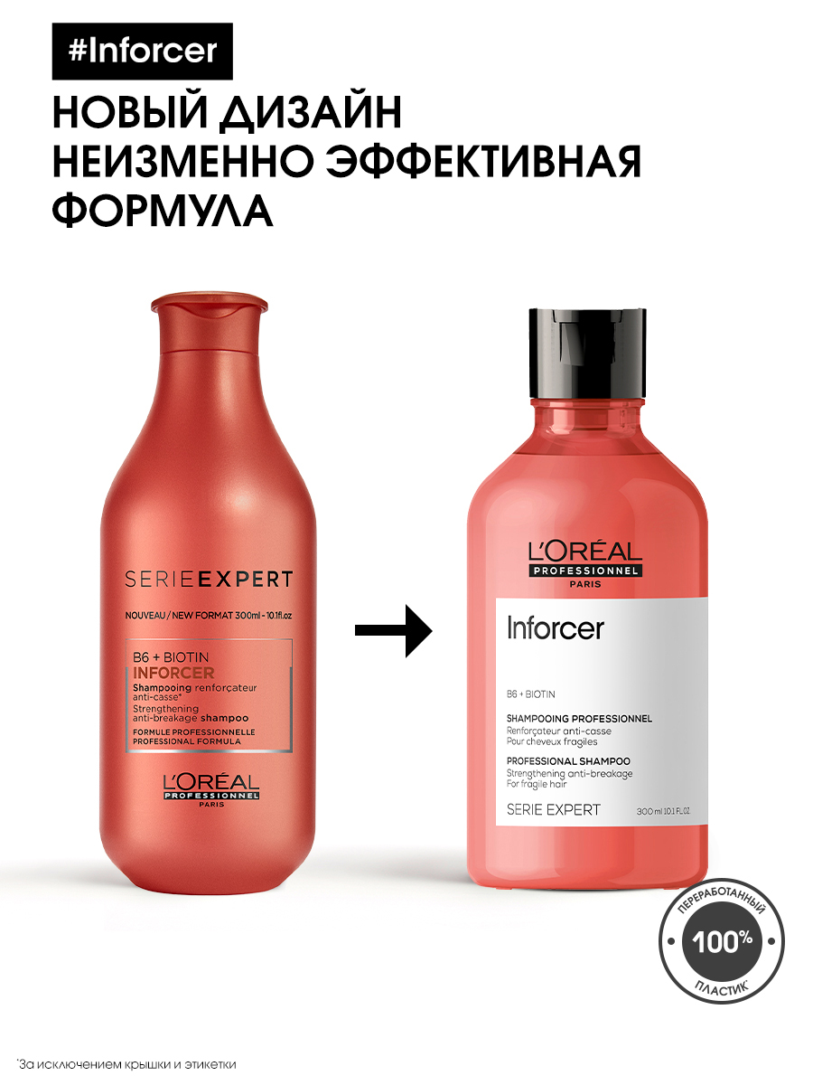 Лореаль Профессионель Шампунь Inforcer для предотвращения ломкости волос, 300 мл (L'oreal Professionnel, Serie Expert) фото 11