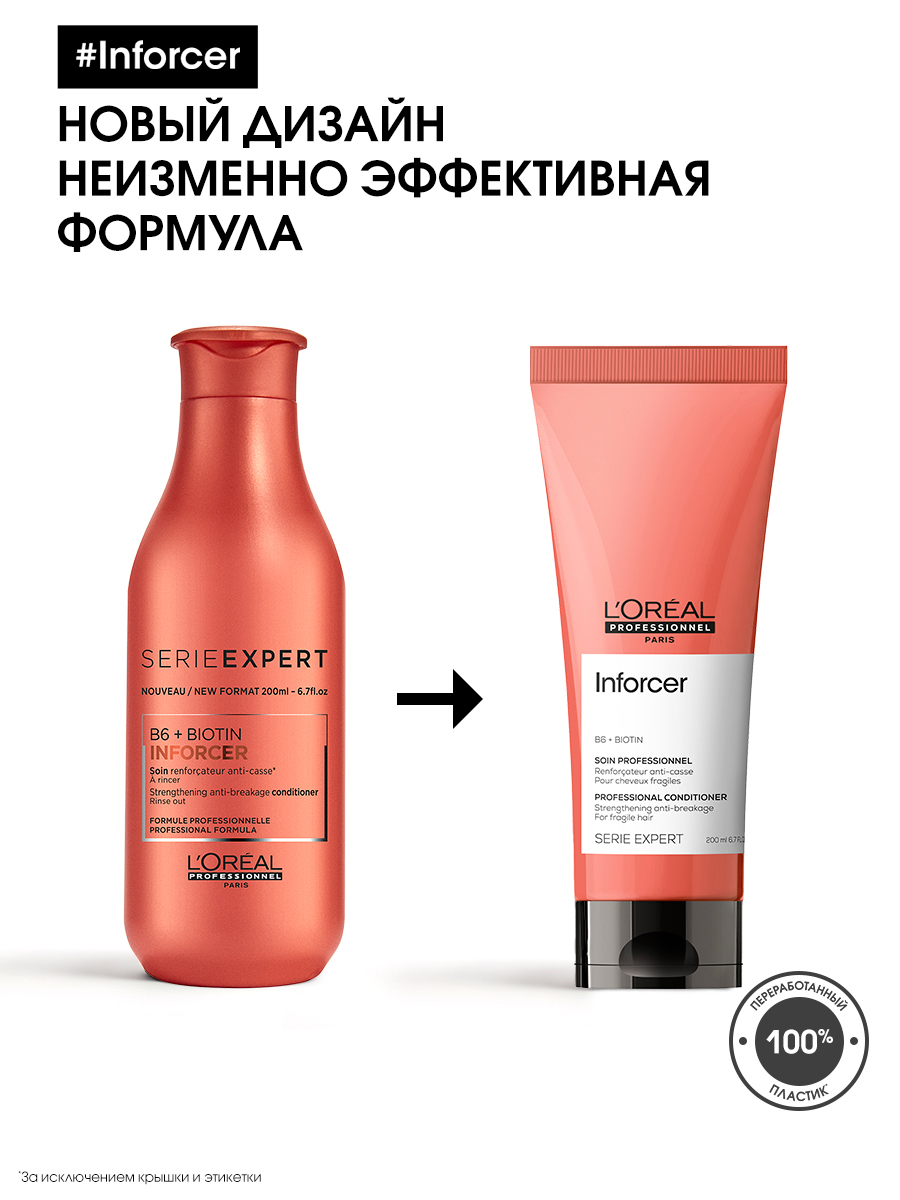 Лореаль Профессионель Кондиционер Inforcer для предотвращения ломкости волос, 200 мл (L'oreal Professionnel, Serie Expert) фото 11