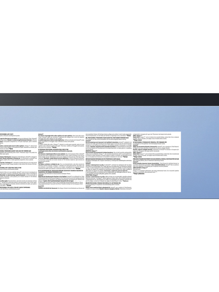 Лореаль Профессионель Лосьон в монодозах Aminexil Advanced от выпадения волос, 42 х 6 мл (L'oreal Professionnel, Serie Expert) фото 6