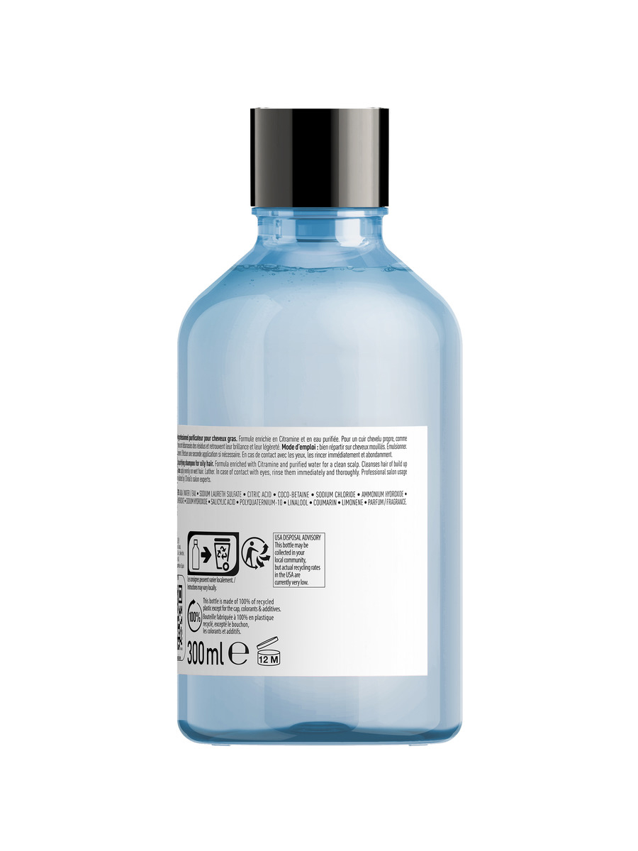 Лореаль Профессионель Глубоко очищающий шампунь Serie Expert Pure Resource для волос, склонных к жирности, 300 мл (L'oreal Professionnel, Serie Expert) фото 1