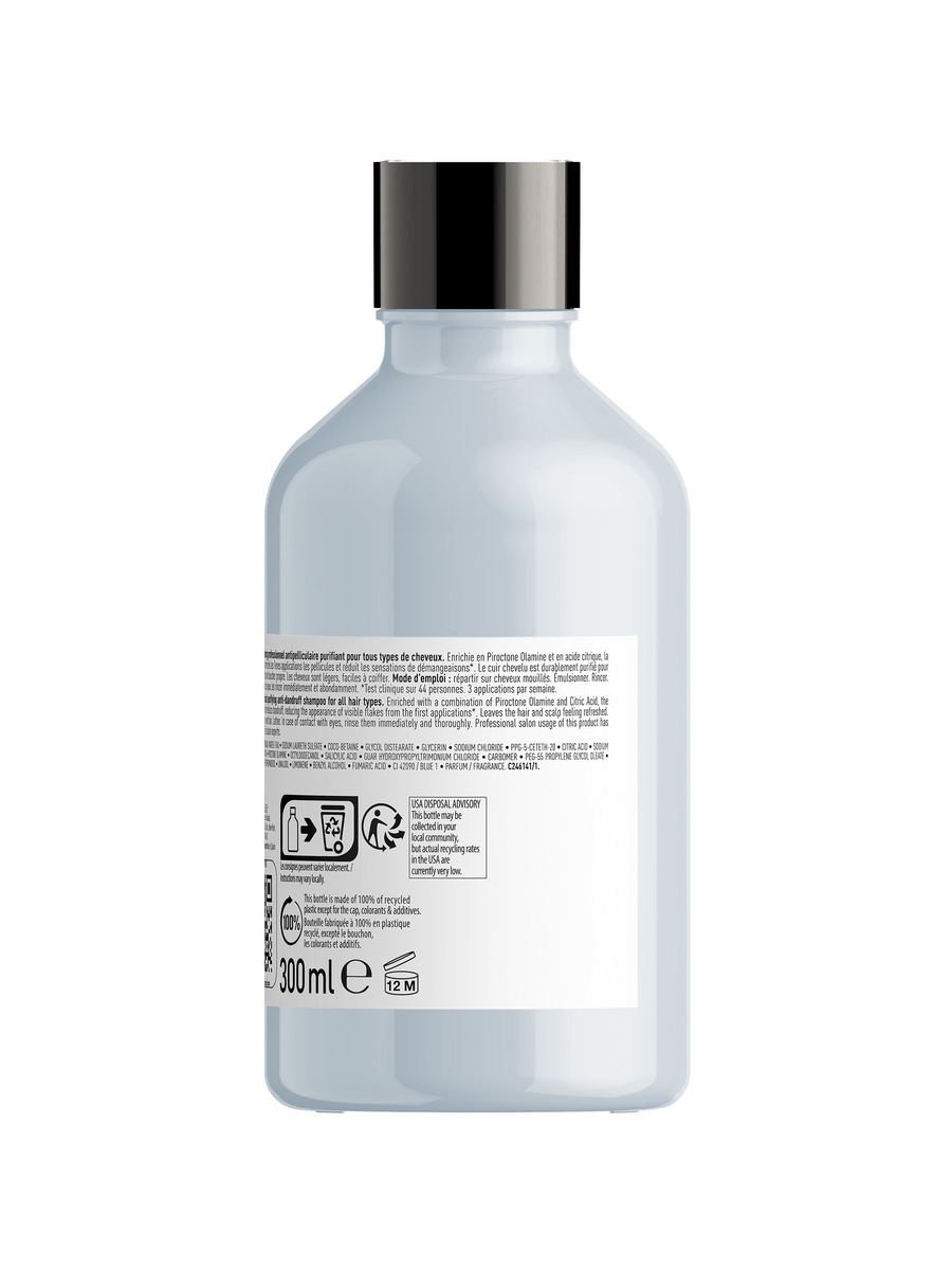 Лореаль Профессионель Шампунь Instant Clear против перхоти для всех типов волос, 300 мл (L'oreal Professionnel, Serie Expert) Лореаль Профессионель Шампунь Instant Clear против перхоти для всех типов волос, 300 мл (L'oreal Professionnel, Serie Expert) фото 1