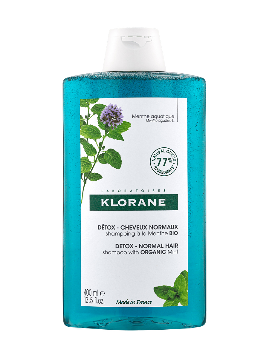 Klorane Детокс-шампунь с экстрактом водной мяты, 400 мл (Klorane, Водная мята)