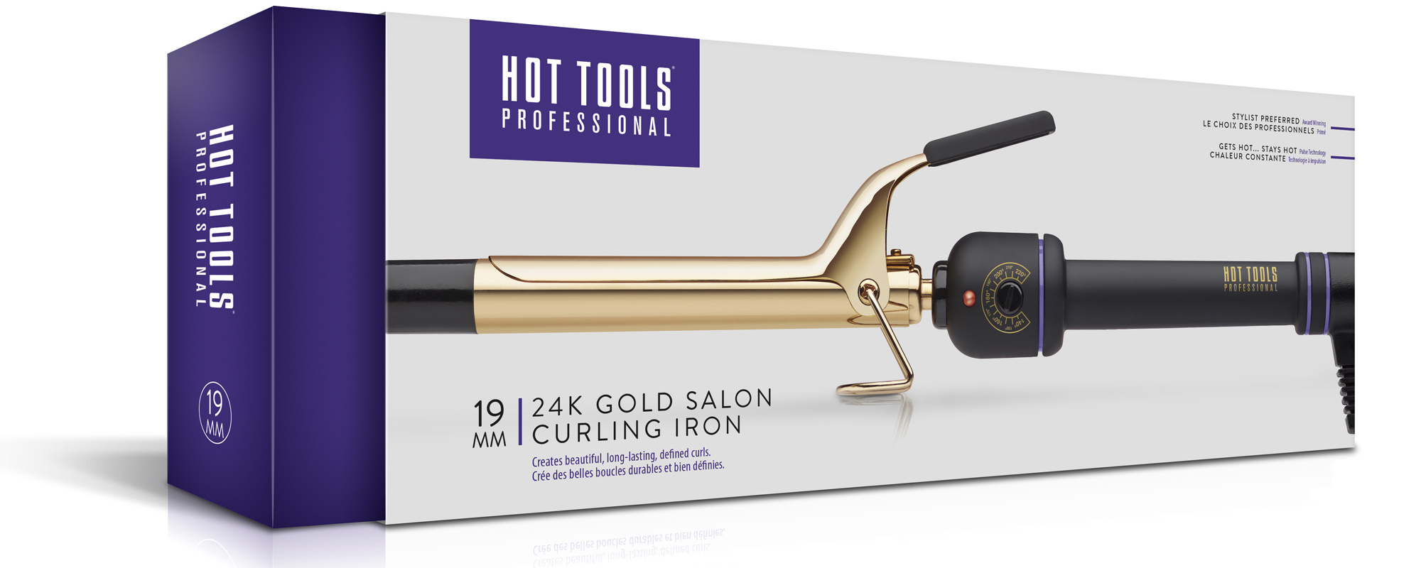Хот Тулс Профешнл Стайлер 24K Gold, 19 мм (Hot Tools Professional, 24K Gold Salon Curling Irons) фото 2
