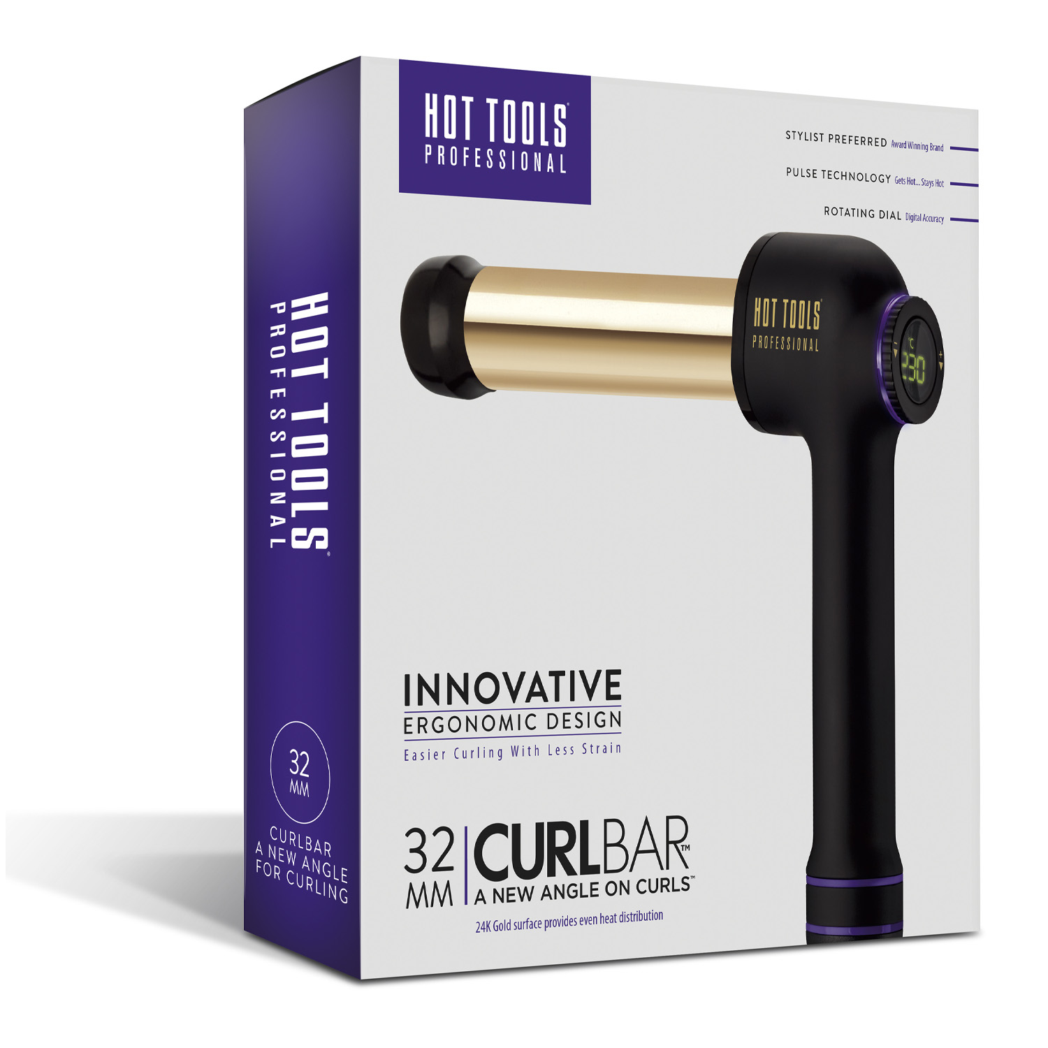 Хот Тулс Профешнл Стайлер 24K Gold, 32 мм (Hot Tools Professional, Curlbar) фото 3