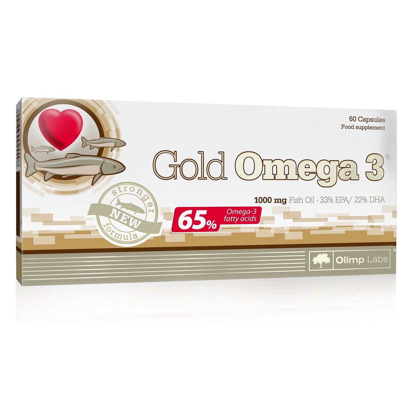 Олимп Лабс Биологически активная добавка к пище Gold Omega 3, 1260 мг, №60 (Olimp Labs, Сердечно-сосудистая  система) фото 0