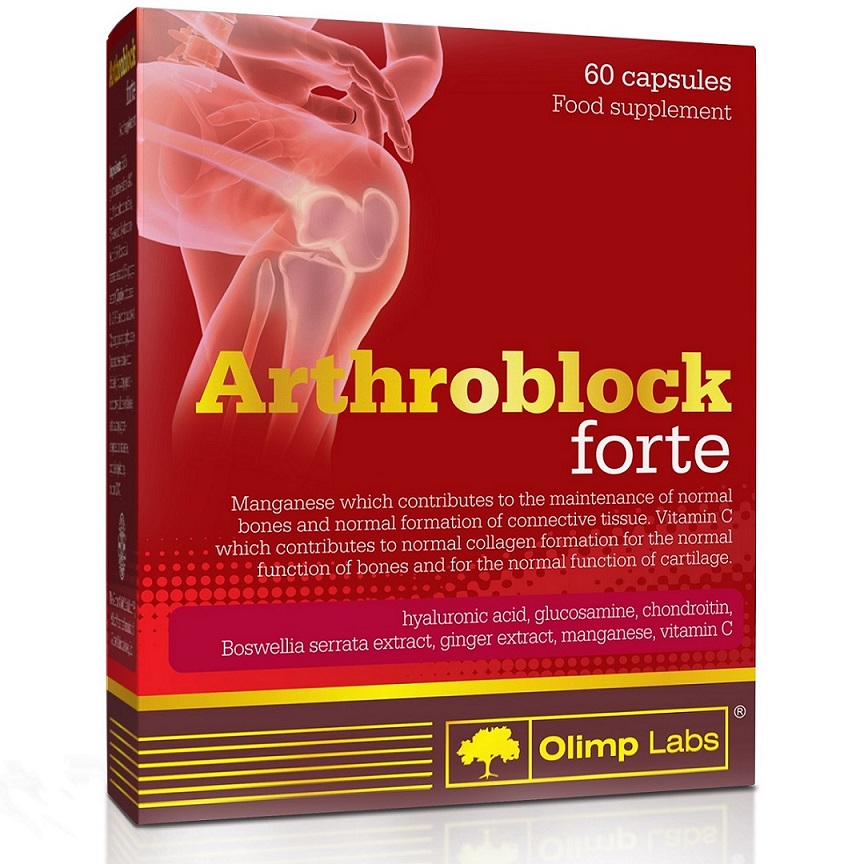 Олимп Лабс Биологически активная добавка к пище Arthroblock Forte, 900 мг, №60 (Olimp Labs, Суставы и кости) фото 0