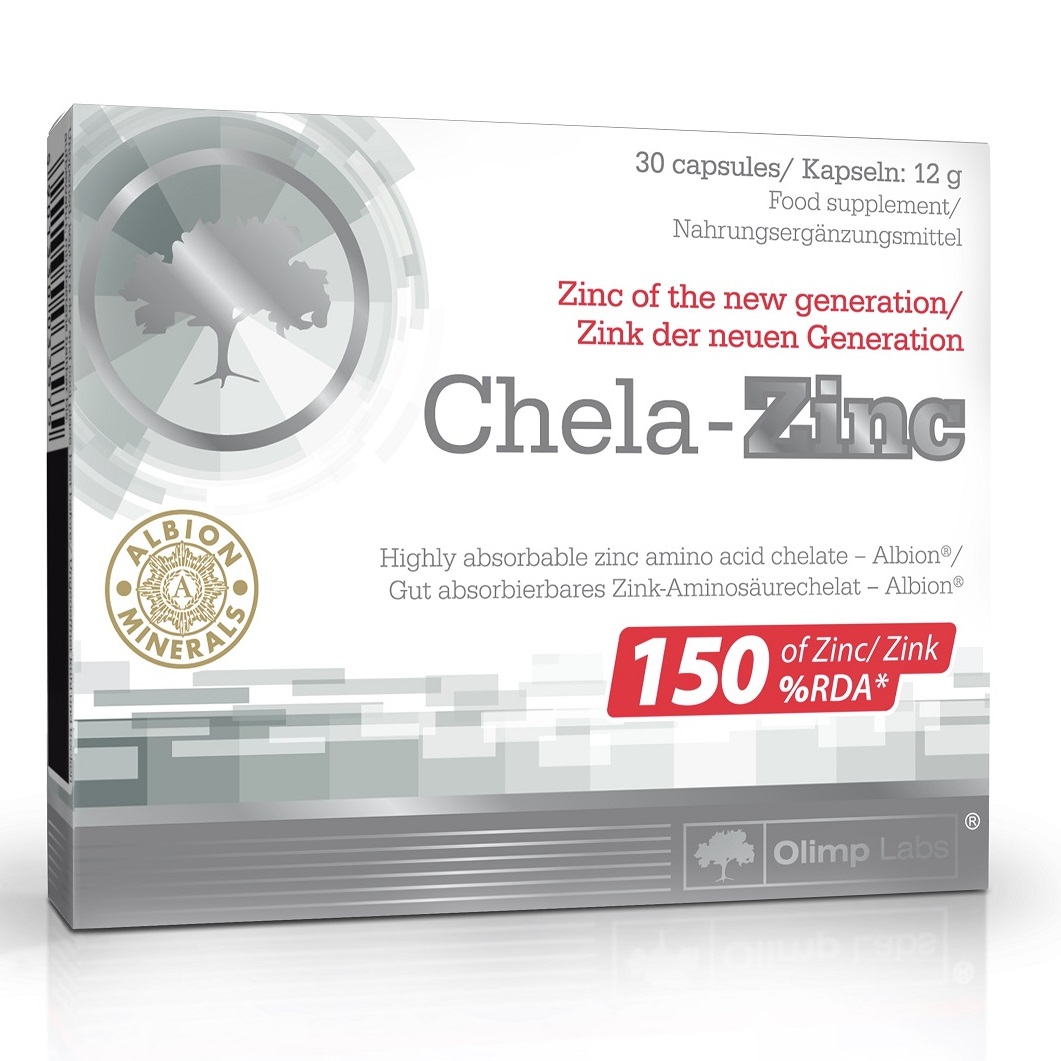 Олимп Лабс Биологически активная добавка к пище Chela-Zinc, 490 мг, №30 (Olimp Labs, Мужское здоровье) фото 0