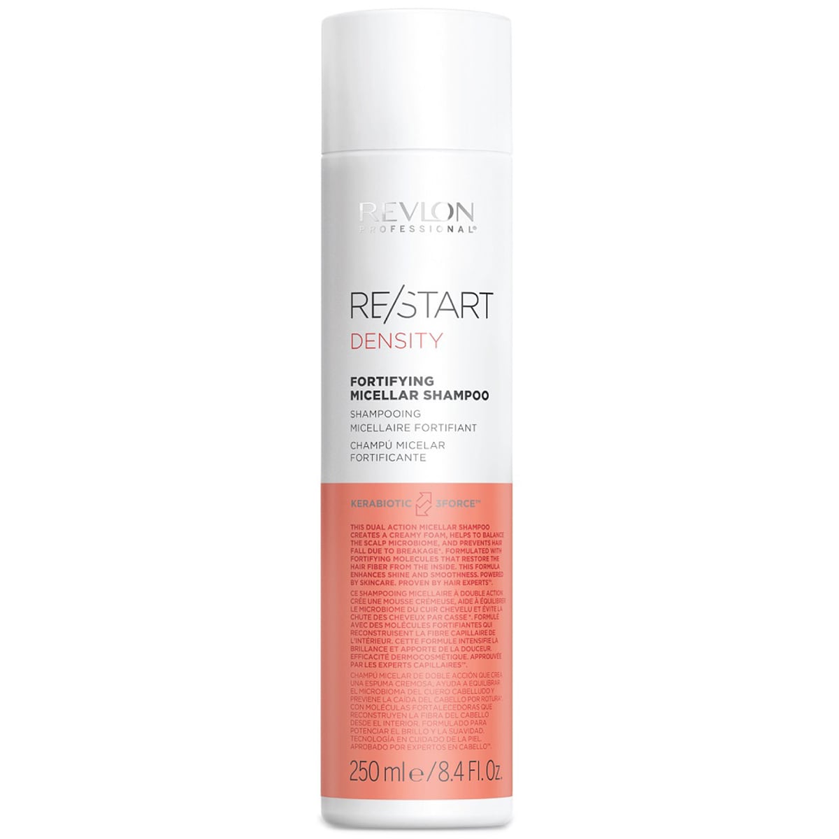 Revlon Professional Укрепляющий мицеллярный шампунь Fortifying shampoo, 250 мл (Revlon Professional, Restart) revlon professional шампунь restart hydration moisture micellar shampoo мицеллярный 250 мл