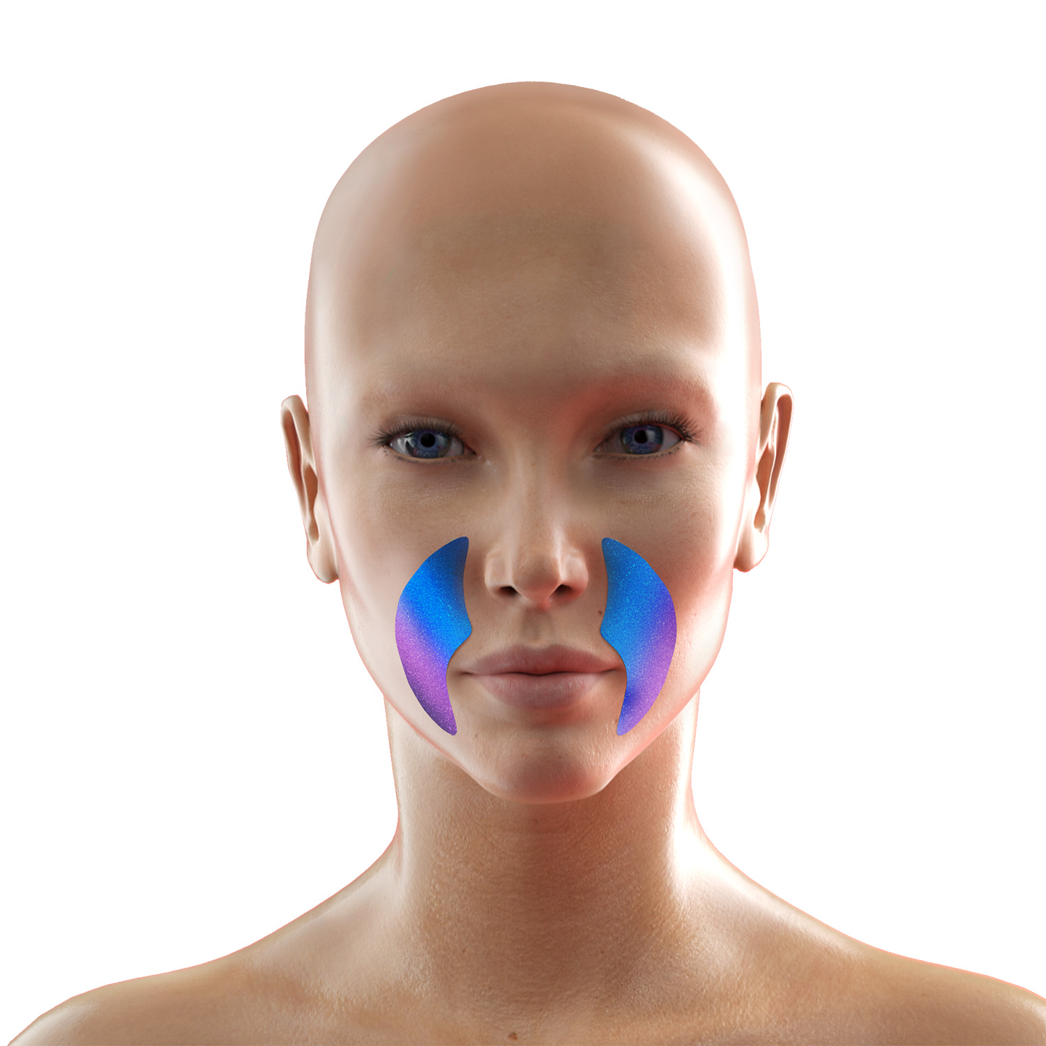 Блом Микроигольные патчи для носогубных складок Fold Fighters, 2 пары (Blom, Fold Fighters) фото 7