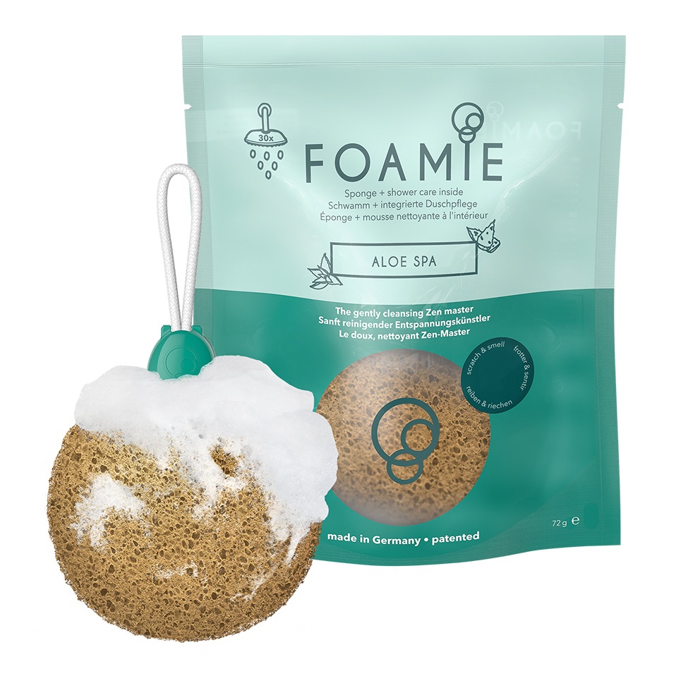 Фоамие Пенящаяся губка для душа Aloe Spa (Foamie, Губки) фото 0