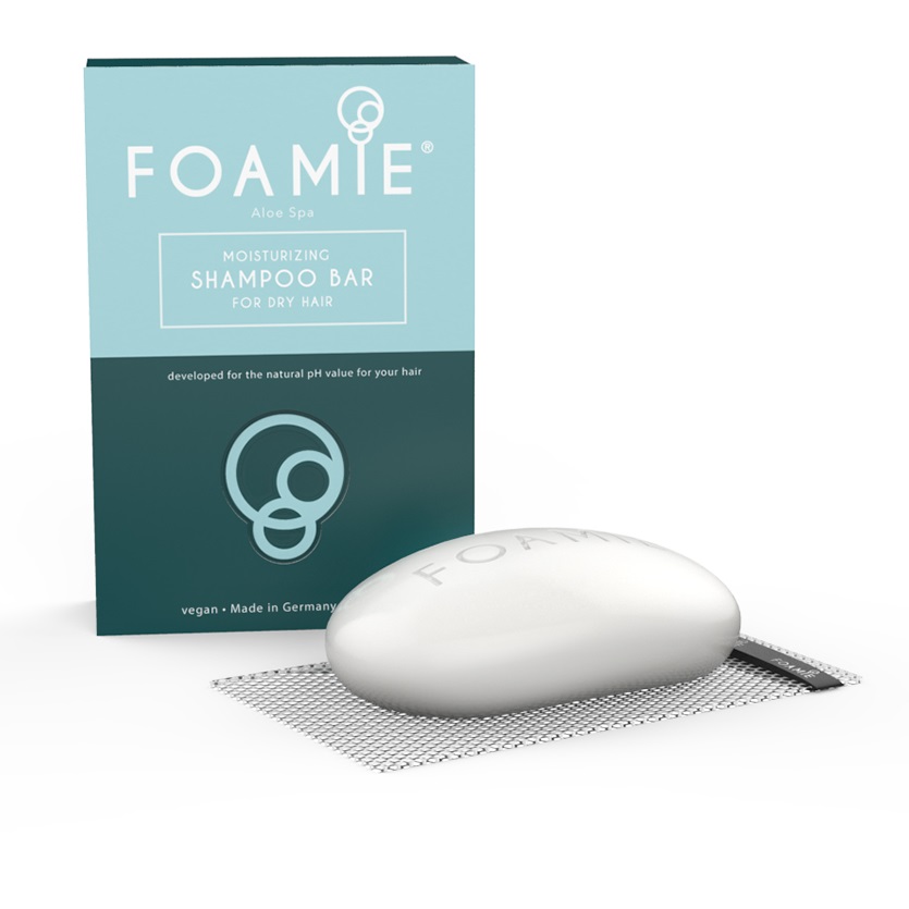 Фоамие Твердый шампунь Aloe Spa для сухих волос, 108 г (Foamie, Шампуни) фото 1
