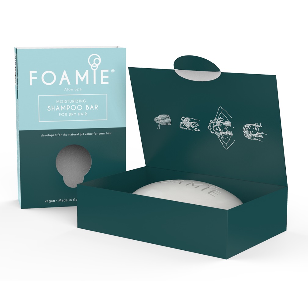 Фоамие Твердый шампунь Aloe Spa для сухих волос, 108 г (Foamie, Шампуни) фото 0