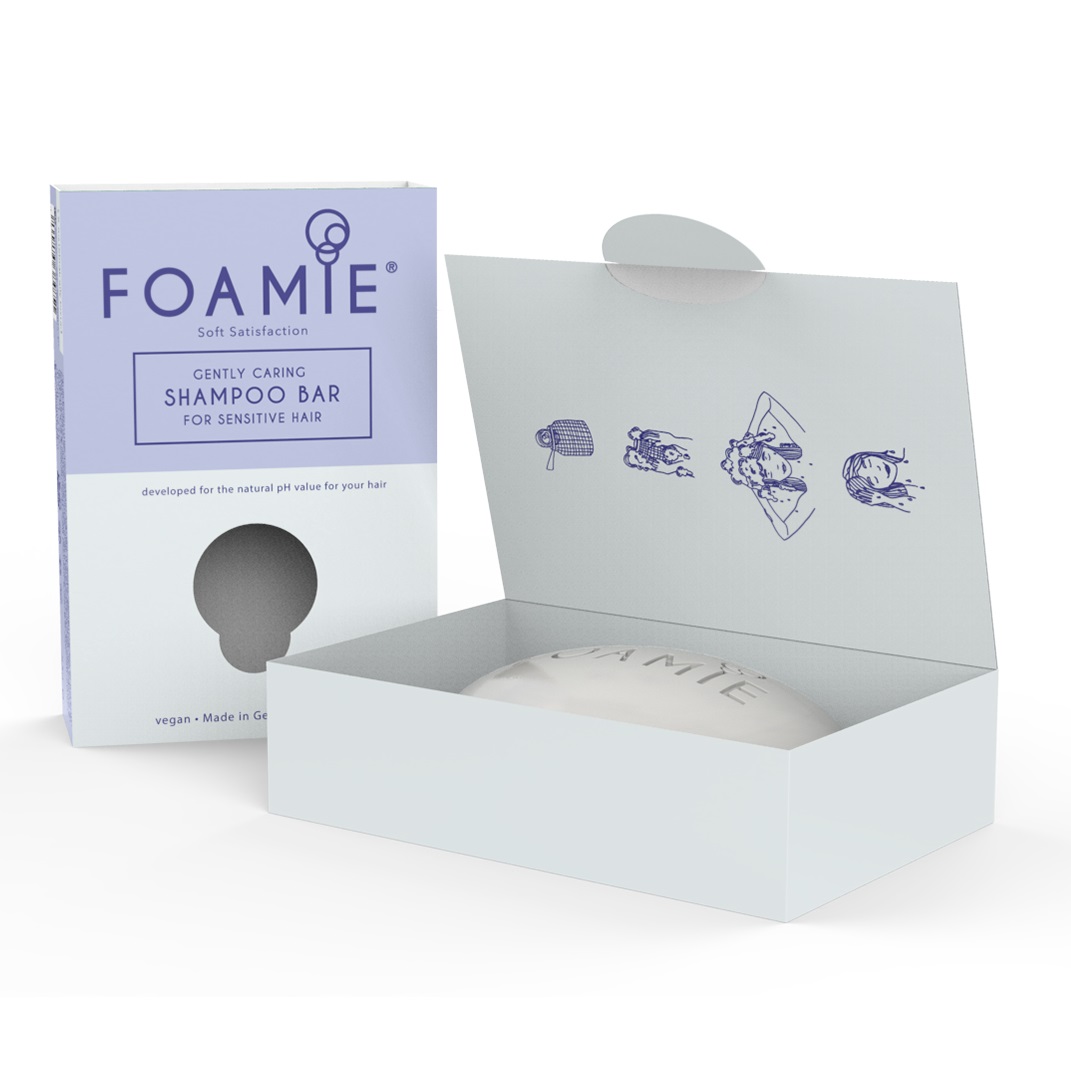 

Foamie Твердый шампунь Soft Satisfaction для тонких волос, 108 г (Foamie, Шампуни), Шампуни
