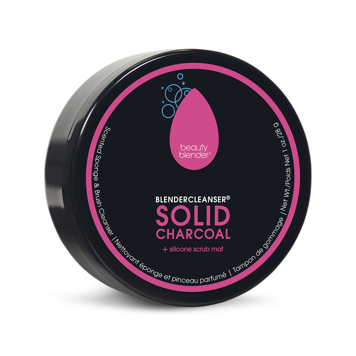 Бьюти-блендер Мыло blendercleanser solid charcoal с углем для очищения спонжей и кистей, 28 г (Beautyblender, Очищение) фото 0