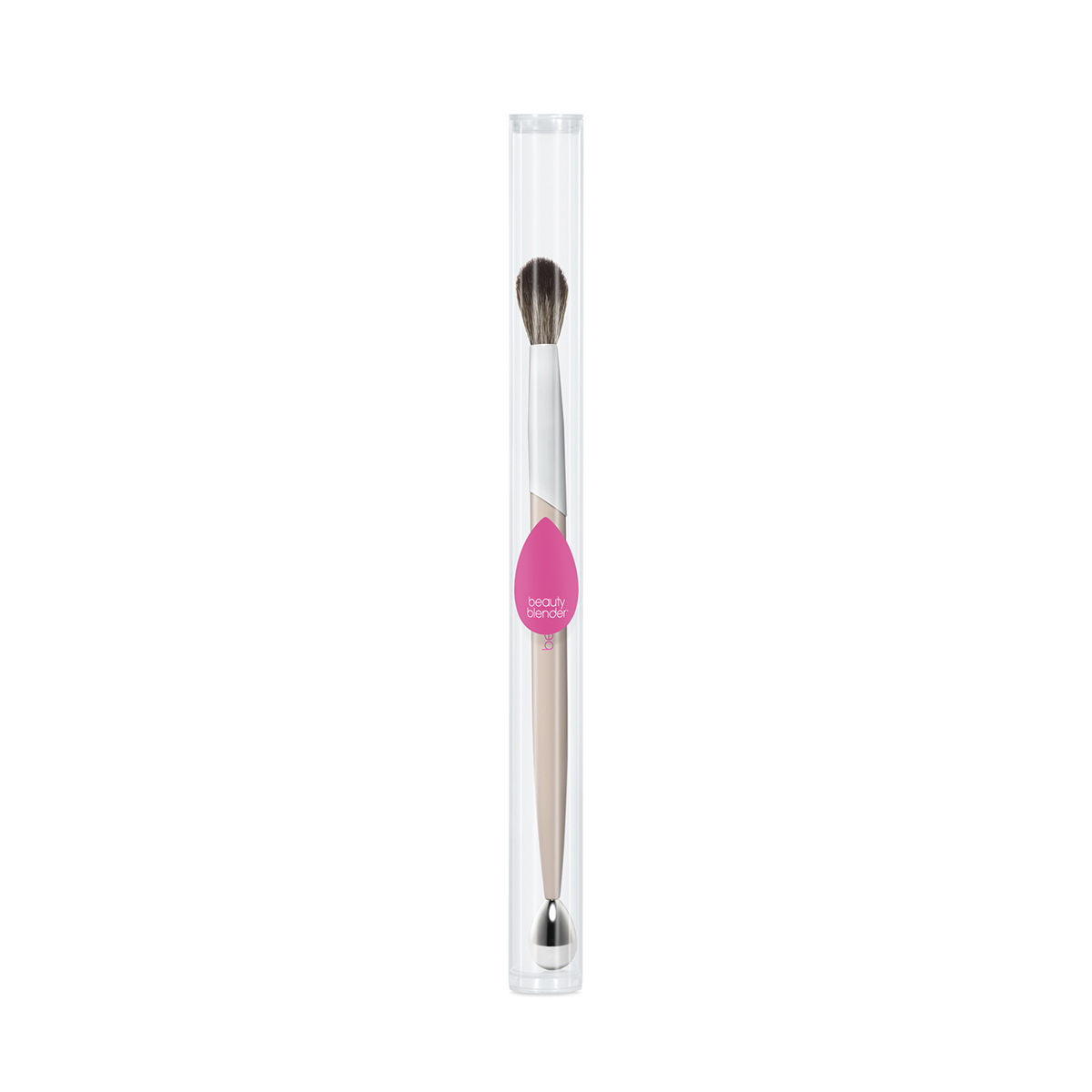 цена Beautyblender Кисть High roller crease brush & cooling rolle с охлаждающим роллером для растушевки теней (Beautyblender, Кисти)