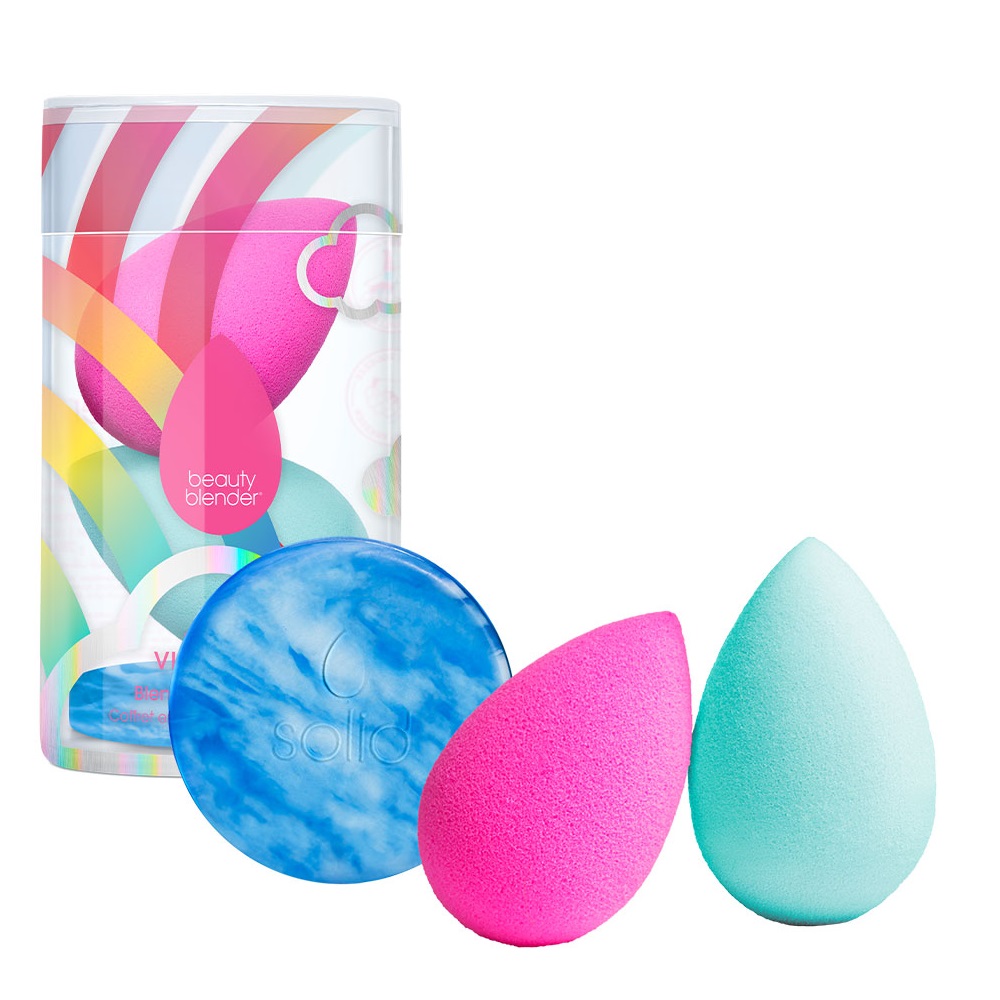 beautyblender набор розовых спонжей и мыло для очистки 6 шт 30 г beautyblender спонжи Beautyblender Набор Good Vibrations (Beautyblender, Спонжи)